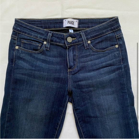 PAIGE Dark Blue Skinny Jeans - Picture 3 of 4